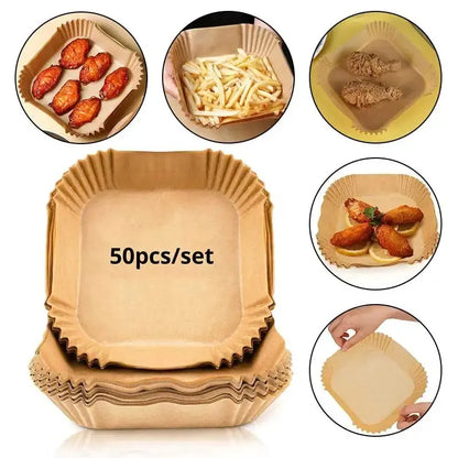 Air Fryer Disposable Paper Parchment Wood Pulp Steamer