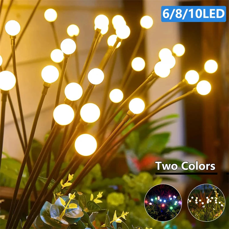 6/8/10 LED Solar Garden Lights