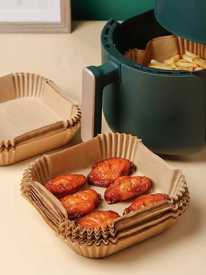 Air Fryer Disposable Paper Parchment Wood Pulp Steamer