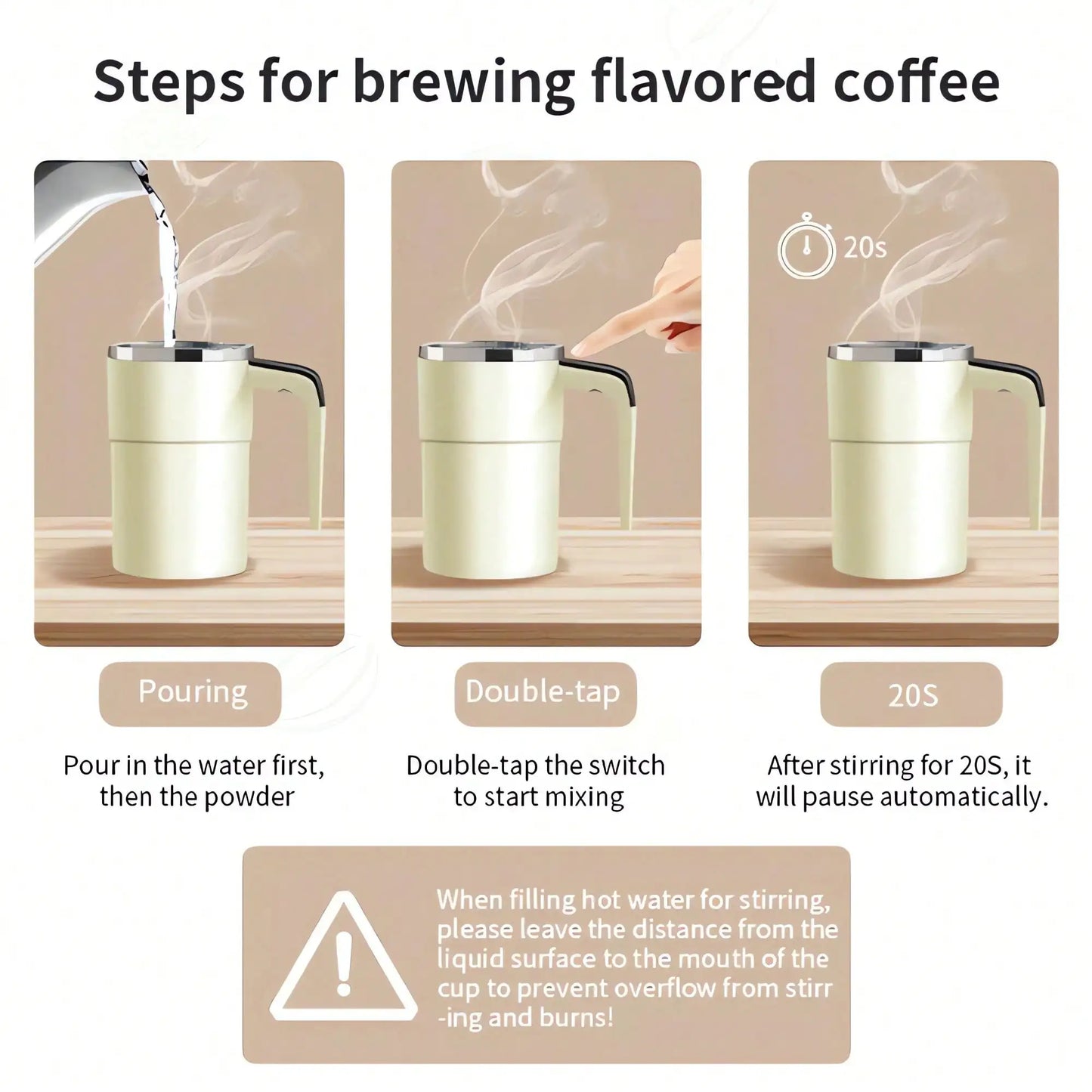 380ML Self Stirring Mug