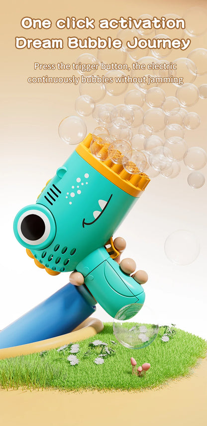 Dinosaur Bubble Gun Handheld Fully Automatic