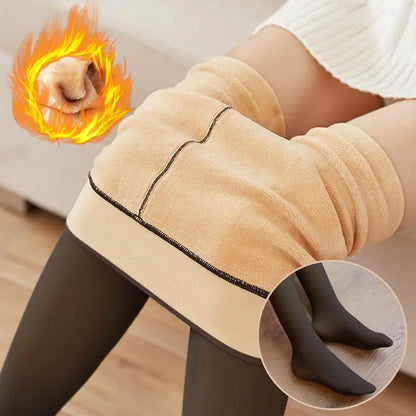 Women's Fleece Tights Leggings