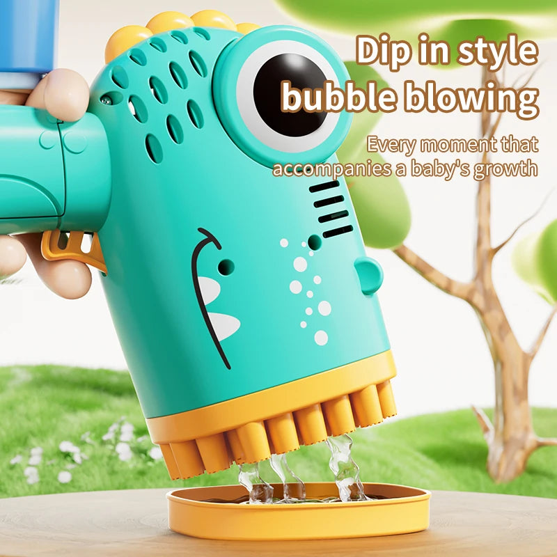 Dinosaur Bubble Gun Handheld Fully Automatic