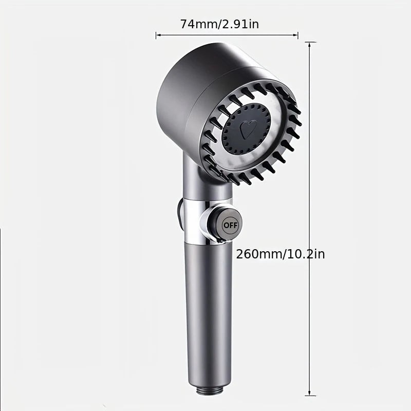 4 in 1 Detachable Showerhead Set High Pressure