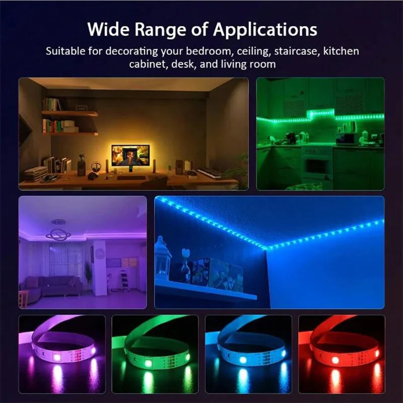 WIFI RGB LED Strip Light 5050 Bluetooth APP Control