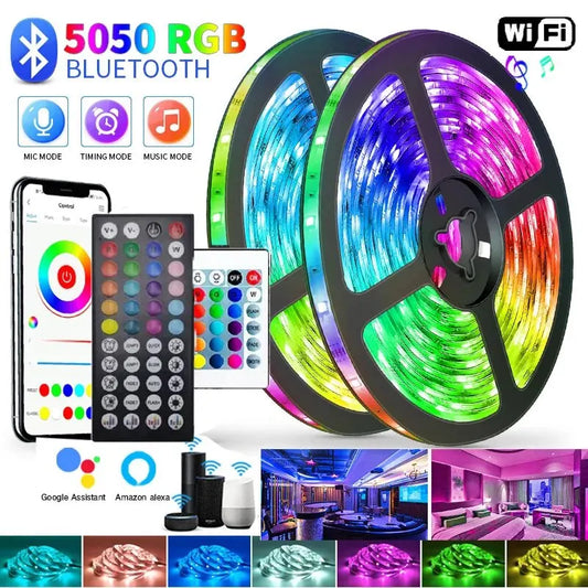 WIFI RGB LED Strip Light 5050 Bluetooth APP Control