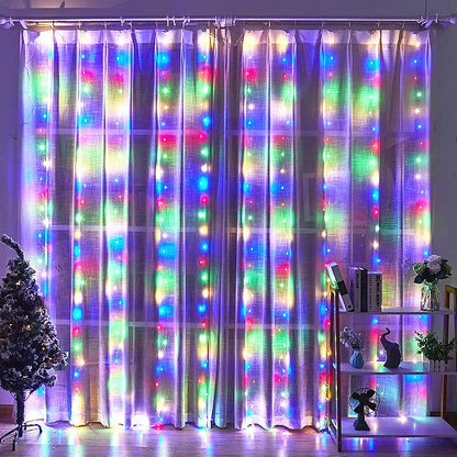 3M LED Curtain Garland on The Window USB String