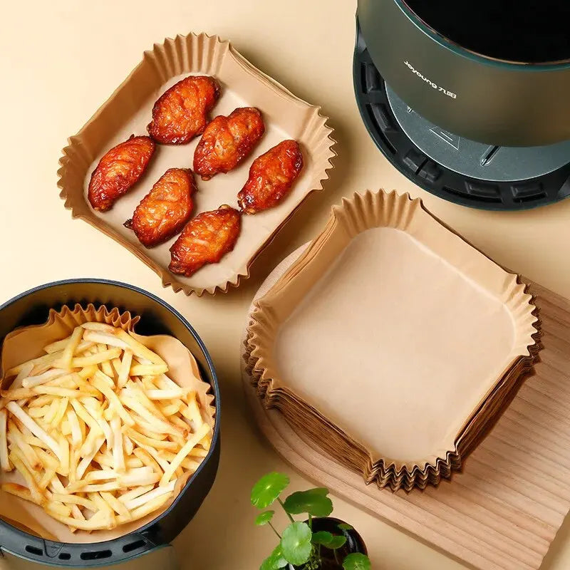 Air Fryer Disposable Paper Parchment Wood Pulp Steamer