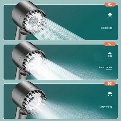 4 in 1 Detachable Showerhead Set High Pressure