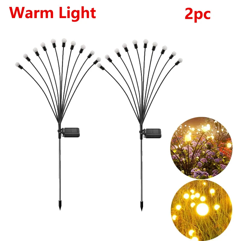 6/8/10 LED Solar Garden Lights