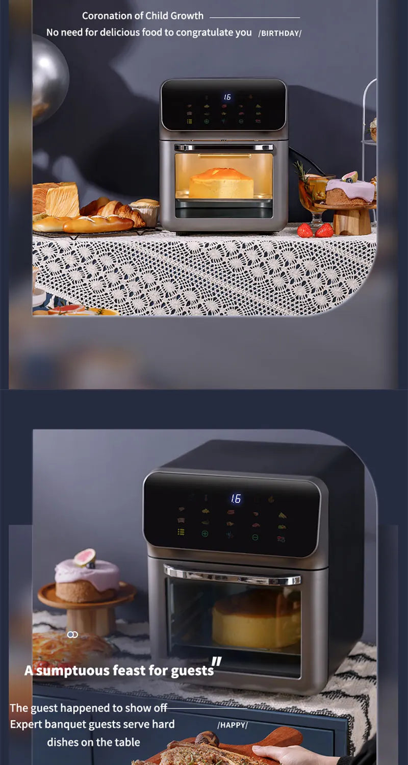 10L Large Capacity Electric Air Fryers Oil-free